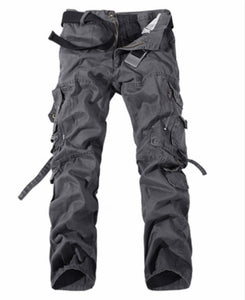 Men's Brand Fashion Tactical Cargo Pants Men Combat Army Military Pants Cotton Multi Pockets Stretch Flexible Man Casual Trouser