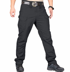 New Mens Tactical Pants Multiple Pocket Elasticity Military Urban Commuter Tacitcal Trousers Men Slim Fat Cargo Pant 5XL