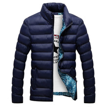 Load image into Gallery viewer, RUELK Winter Jacket Men 2019 Fashion Stand Collar Male Parka Jacket Mens Solid Thick Jackets and Coats Man Winter Parkas M-6XL