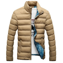 Load image into Gallery viewer, RUELK Winter Jacket Men 2019 Fashion Stand Collar Male Parka Jacket Mens Solid Thick Jackets and Coats Man Winter Parkas M-6XL