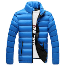 Load image into Gallery viewer, RUELK Winter Jacket Men 2019 Fashion Stand Collar Male Parka Jacket Mens Solid Thick Jackets and Coats Man Winter Parkas M-6XL