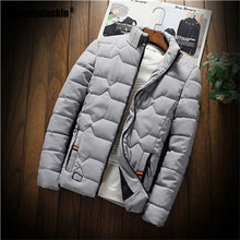 Load image into Gallery viewer, Mountainskin Winter Men Jacket 2019 Men&#39;s New Casual Thicken Warm Cotton Jacket Slim Clothes Youth Soild Jacket Men&#39;s Wear SA743