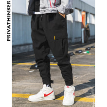 Load image into Gallery viewer, Privathinker Men Black Joggers Pants Summer 2019 Mens Big Pockets Ankel Cargo Pants Male Spring Streetwear Overalls Sweatpants