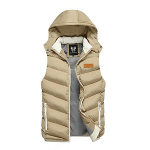 Men White Duck Down Vest Ultralight Sleeveless Jacket Stand Collar Loose 2019 New Autumn Winter Warm Sleeveless Jacket Waistcoat