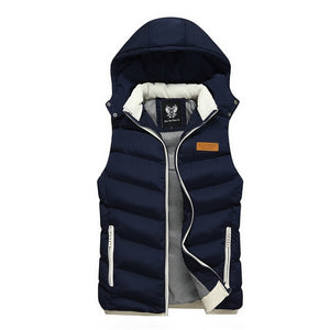 Men White Duck Down Vest Ultralight Sleeveless Jacket Stand Collar Loose 2019 New Autumn Winter Warm Sleeveless Jacket Waistcoat