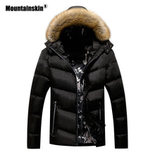 Load image into Gallery viewer, Mountainskin Winter Padded Coat Mens Jackets Thick Parka Fur Collar Hooded Men&#39;s Coats Casual Outerwear Brand Clothing SA777