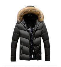 Load image into Gallery viewer, Mountainskin Winter Padded Coat Mens Jackets Thick Parka Fur Collar Hooded Men&#39;s Coats Casual Outerwear Brand Clothing SA777