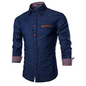 ZOGAA 2019 Hot New Brand Men's Camisa Masculina Long Sleeve Male Shirt Cotton Business Slim Fit Shirt Streetwear Casual Shirts