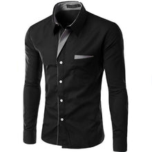 Load image into Gallery viewer, Hot Sale New Fashion Camisa Masculina Long Sleeve Shirt Men Slim fit Design Formal Casual Brand Male Dress Shirt Size M-4XL