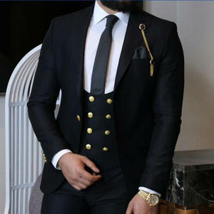 New Arrival One Button Groomsmen Shawl Lapel Groom Tuxedos Men Suits Wedding/Prom Best Man Blazer ( Jacket+Pants+Vest+Tie)A101