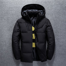 Load image into Gallery viewer, New Winter Jacket Men High Quality Fashion Casual Coat Hood Thick Warm Waterproof Down Jacket Male Winter Parkas Outerwear