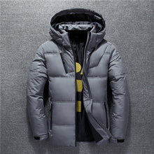 Load image into Gallery viewer, New Winter Jacket Men High Quality Fashion Casual Coat Hood Thick Warm Waterproof Down Jacket Male Winter Parkas Outerwear