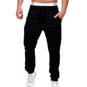 Men Casual Joggers Pants Solid Thin Cargo Sweatpants Male Multi-pocket Trousers New Mens Sportswear Hip Hop Harem Pencil Pants