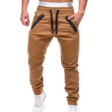 Load image into Gallery viewer, Men Casual Joggers Pants Solid Thin Cargo Sweatpants Male Multi-pocket Trousers New Mens Sportswear Hip Hop Harem Pencil Pants