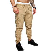 Load image into Gallery viewer, Men Casual Joggers Pants Solid Thin Cargo Sweatpants Male Multi-pocket Trousers New Mens Sportswear Hip Hop Harem Pencil Pants