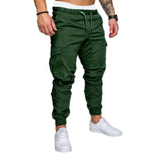 Load image into Gallery viewer, Men Casual Joggers Pants Solid Thin Cargo Sweatpants Male Multi-pocket Trousers New Mens Sportswear Hip Hop Harem Pencil Pants