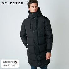 Load image into Gallery viewer, SELECTED 2019 New Winter Down Jacket Men's Zipper and Hat Casual Clothes Medium-and-Long Coat  S | 418412503