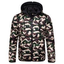 Load image into Gallery viewer, 2019 New Winter Jacket Men Hoodied Parka Men Warm Coat Men Zipper Camouflage Mens Winter Coats and Jackets Windproof Men Clothes