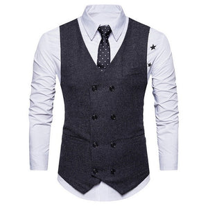 2019 Men's Fashion Slim Suits Men's Business Casual Clothing Groomsman three-piece Suit Blazers Jacket Pants Trousers Vest Sets