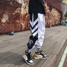 Load image into Gallery viewer, Hip hop Pants Men Loose Joggers Print Streetwear Harem Pants Clothes Ankle length Trousers