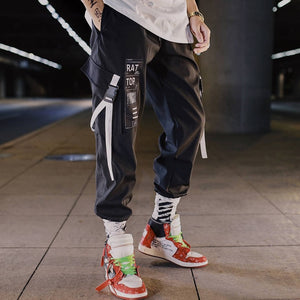 Hip hop Pants Men Loose Joggers Print Streetwear Harem Pants Clothes Ankle length Trousers