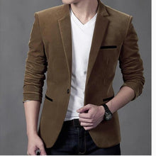 Load image into Gallery viewer, Dropshipping Mens Fashion Brand Blazer British&#39;s Style Casual Slim Fit Suit Jacket Male Blazers Men Coat Jacket For Men