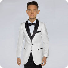 Load image into Gallery viewer, Burgundy Boy Suits for Wedding Black Shawl Lapel Slim Fit Boys Wedding Child Jacket Costume Mariage Kids Blazers Ternos 3Piece