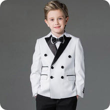 Load image into Gallery viewer, Burgundy Boy Suits for Wedding Black Shawl Lapel Slim Fit Boys Wedding Child Jacket Costume Mariage Kids Blazers Ternos 3Piece