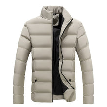 Load image into Gallery viewer, Winter Jacket Men Clothes 2019 Solid Colors Ultra-light Parka Mens Jackets And Coats Stand Collar Bubble Coat Puffer Jackets