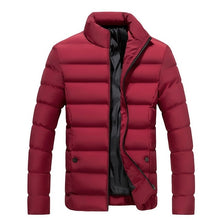 Load image into Gallery viewer, Winter Jacket Men Clothes 2019 Solid Colors Ultra-light Parka Mens Jackets And Coats Stand Collar Bubble Coat Puffer Jackets