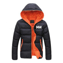 Load image into Gallery viewer, Male jacket 2019 winter informal mountain cover men&#39;s slim HH with hoodie, trendy coat plus size 3XL