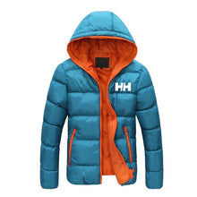 Load image into Gallery viewer, Male jacket 2019 winter informal mountain cover men&#39;s slim HH with hoodie, trendy coat plus size 3XL