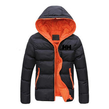 Load image into Gallery viewer, Male jacket 2019 winter informal mountain cover men&#39;s slim HH with hoodie, trendy coat plus size 3XL