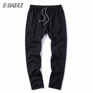 E-BAIHUI new Men Gyms pants Mid Cotton Men's Sporting workout fitness Pants casual sweatpants jogger pant skinny trousers MJ001