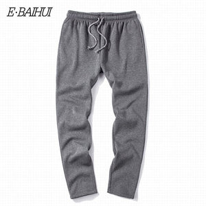 E-BAIHUI new Men Gyms pants Mid Cotton Men's Sporting workout fitness Pants casual sweatpants jogger pant skinny trousers MJ001