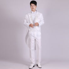 Load image into Gallery viewer, Men Suits 4 Piece (Jacket+Pants T+Bow Tie+Belt) Tailcoat Suits Men&#39;s Blazers Slim Fit Groom Wedding Prom Tuxedo  Man Suit