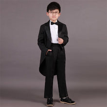 Load image into Gallery viewer, Men Suits 4 Piece (Jacket+Pants T+Bow Tie+Belt) Tailcoat Suits Men&#39;s Blazers Slim Fit Groom Wedding Prom Tuxedo  Man Suit