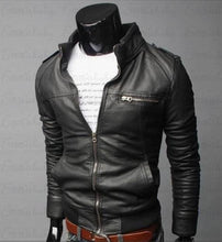 Load image into Gallery viewer, Mens Leather Jackets Men Jacket High Quality Classic Motorcycle Bike Cowboy Jackets Male Plus Thick Coats M-3XL