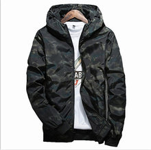 Load image into Gallery viewer, 2018 Spring Autumn Mens Casual Camouflage Hoodie Jacket Men Plus Size 4XL Waterproof Windbreaker Coat Male jaqueta masculina