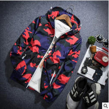 Load image into Gallery viewer, 2018 Spring Autumn Mens Casual Camouflage Hoodie Jacket Men Plus Size 4XL Waterproof Windbreaker Coat Male jaqueta masculina