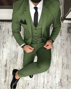 2019 New Arrival Groom Tuxedo Black Groomsmen Notch Lapel Wedding/Dinner Suits Best Man Bridegroom