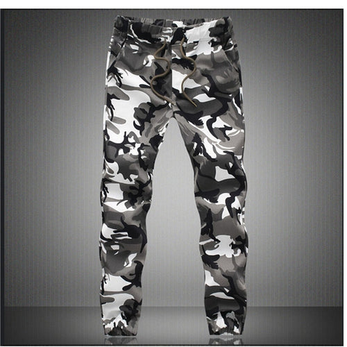 Camouflage Military Jogger Pants Men 2019 Pure Cotton Mens Spring Autumn Pencil Harem Pant Men Comfortable Trousers Camo Joggers