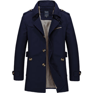 BOLUBAO Men Jacket Coat Fashion Trench Coat New Spring Brand Casual Fit Overcoat Jacket Outerwear Male