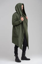 Load image into Gallery viewer, Men Trench Coat Mens Jacket Spring Autumn Trench Cardigan Punk  korean Men Trench Coat Men Long Coat outwear Trench Coat Men