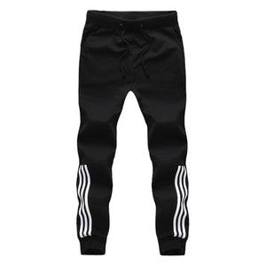 Spring Autumn Men Casual Sweatpants 2019 Mens Sportswear Joggers Striped Pants Fashion Male Skinny Slim Fitted Gyms Harem Pants