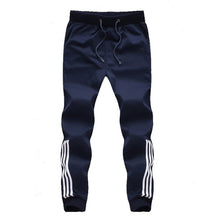 Load image into Gallery viewer, Spring Autumn Men Casual Sweatpants 2019 Mens Sportswear Joggers Striped Pants Fashion Male Skinny Slim Fitted Gyms Harem Pants