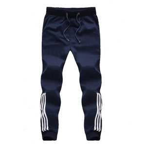 Spring Autumn Men Casual Sweatpants 2019 Mens Sportswear Joggers Striped Pants Fashion Male Skinny Slim Fitted Gyms Harem Pants